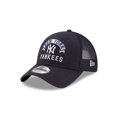 New York Yankees Gorra | New Era MLB Stacked Classic 9twenty Adjustable Cap Mexico - Azules